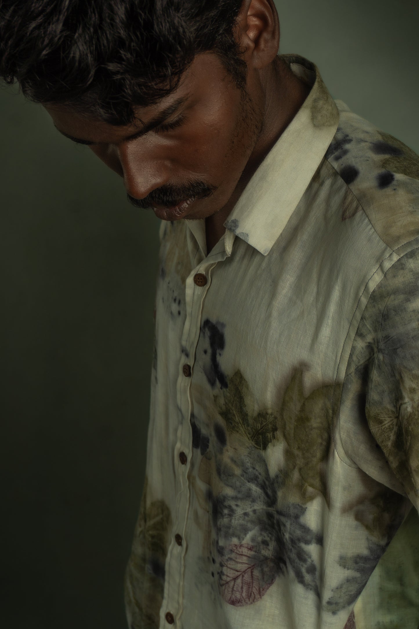 Eco-Printed Mulcotton Shirt