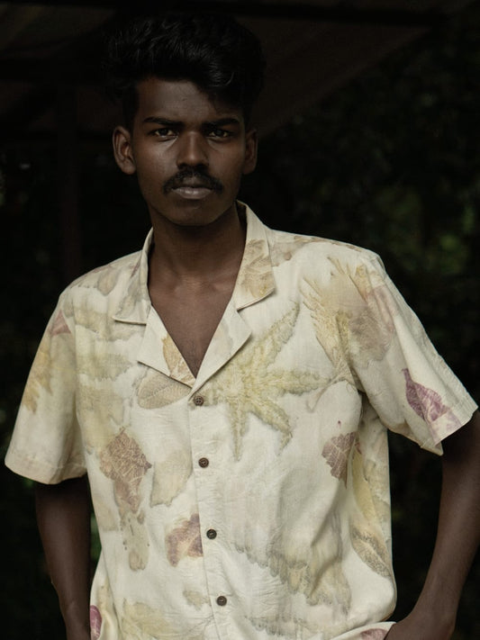 Ecoprinted Gents Shirt