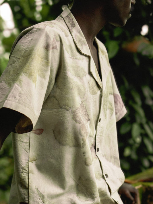 Ecoprinted Gents Shirt