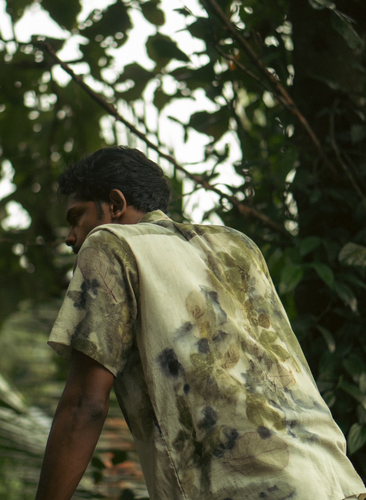 Eco-Printed Gents Shirt